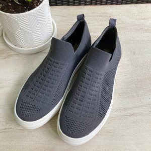 Steve Madden Gray Mesh Slip on Sneakers